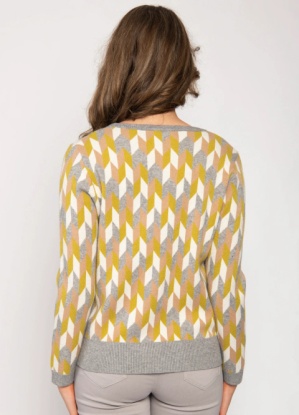 Jessica Graaf Geometric Round Neck Jumper